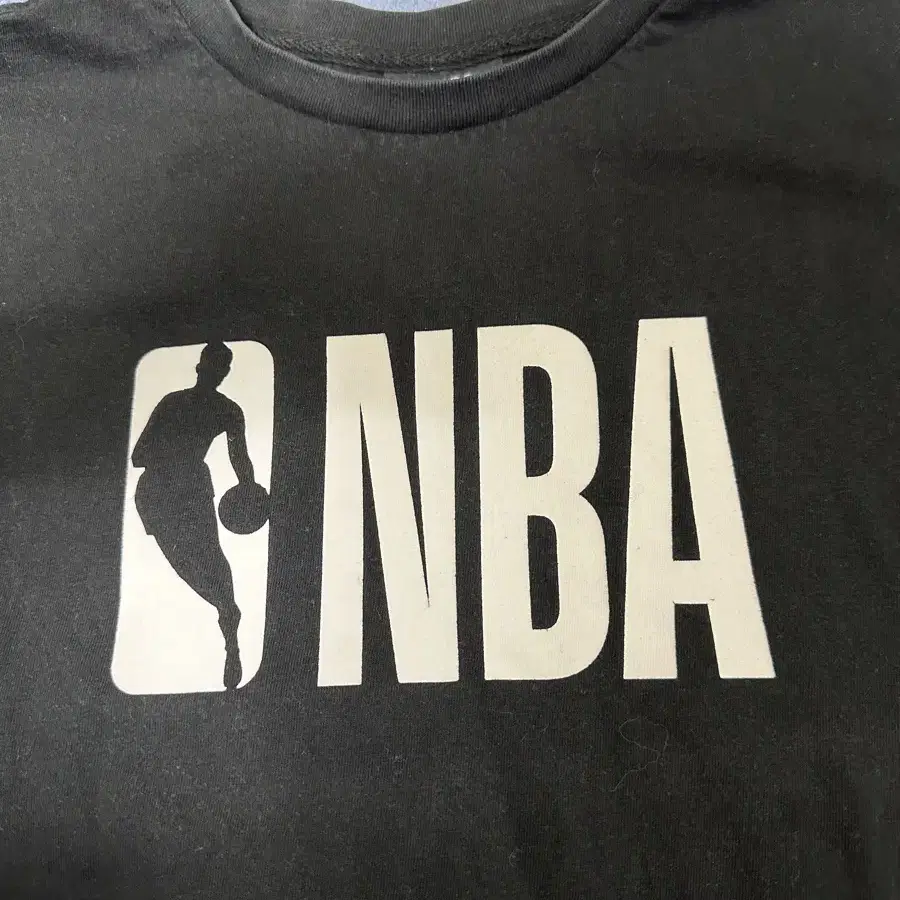 [L] NBA 빅로고 반팔 블랙