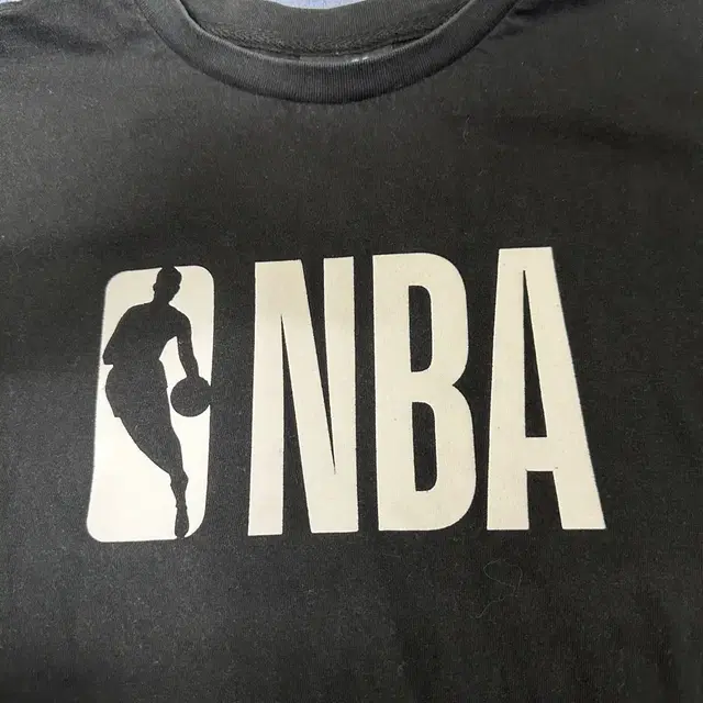 [L] NBA 빅로고 반팔 블랙