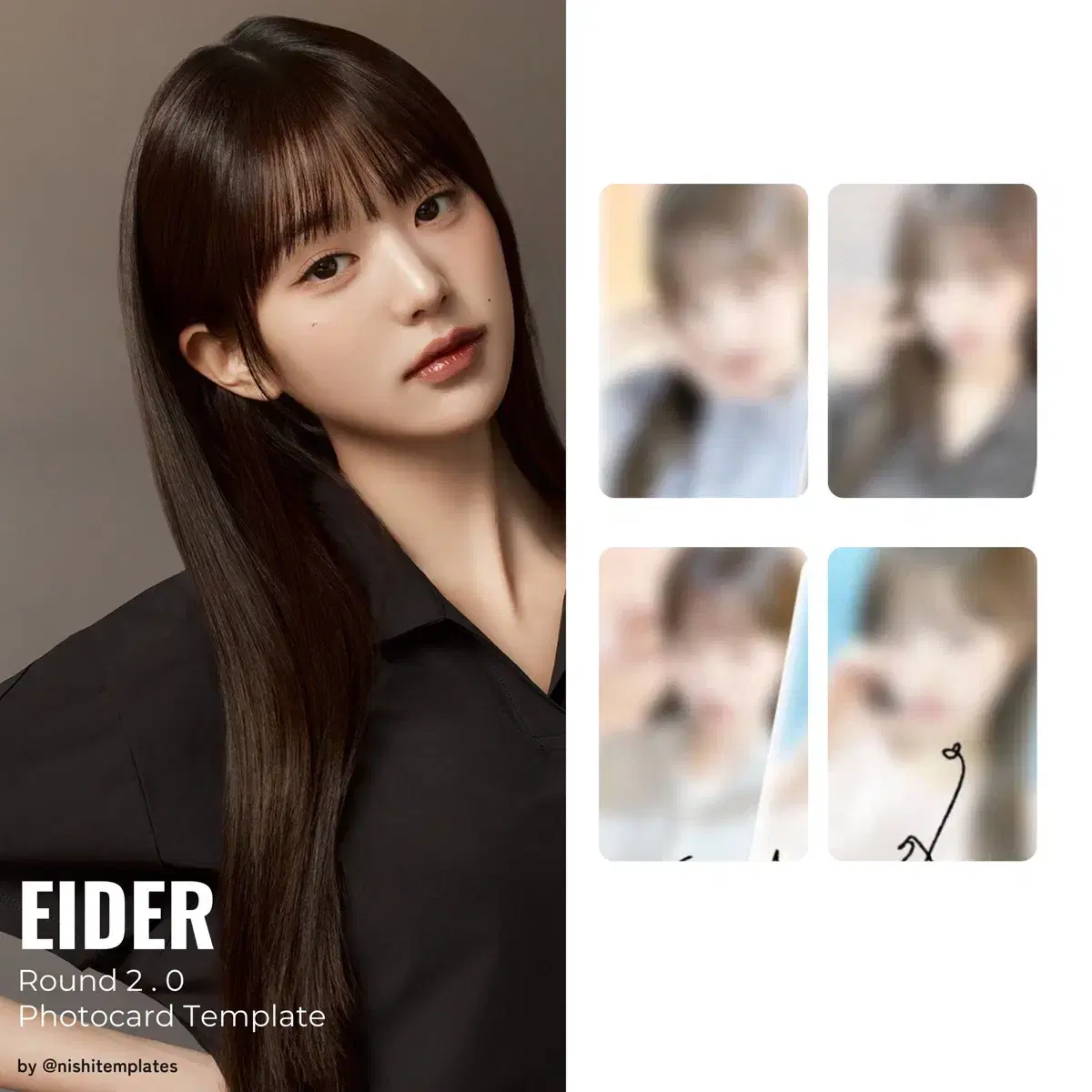 Eider ive wonyoung Photocard