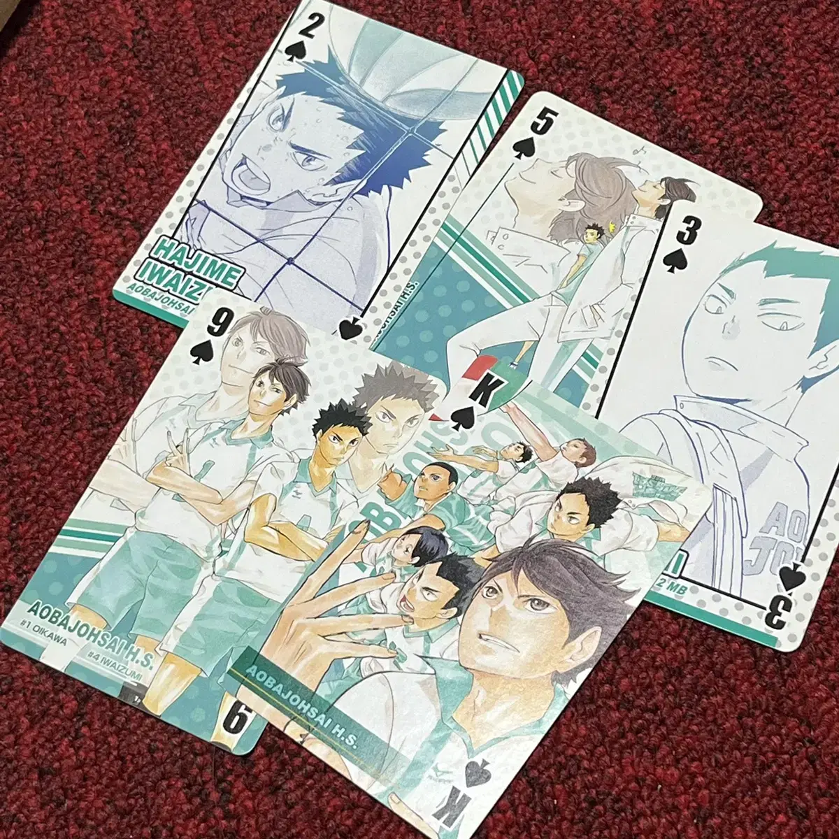 Haikyuu Aoba Josai Oikawa Trump kard Original artwork