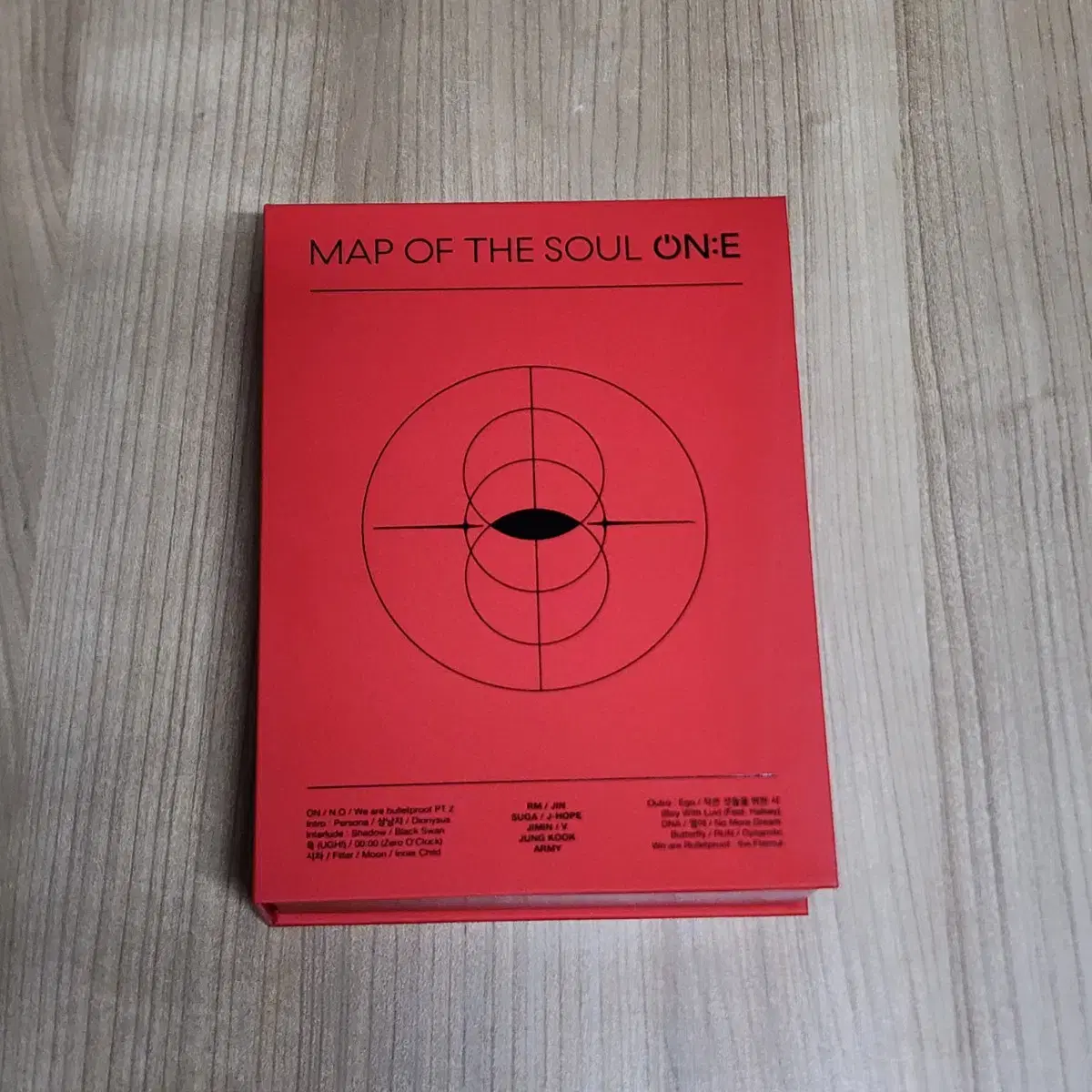 BTS MAP OF THE SOUL ON:E DVD 맵솔콘