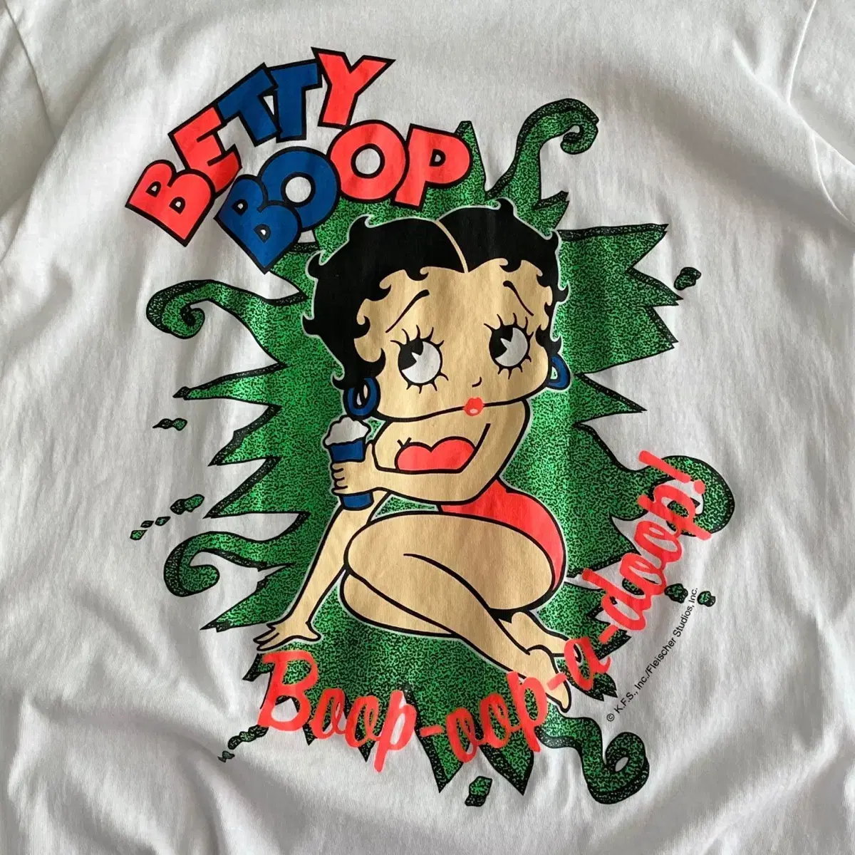 (L)90s Betty Boop 베티붑 빈티지 반팔티셔츠