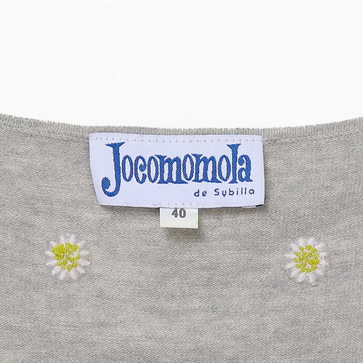 Jocomomola Embroidered Foral Cardigan