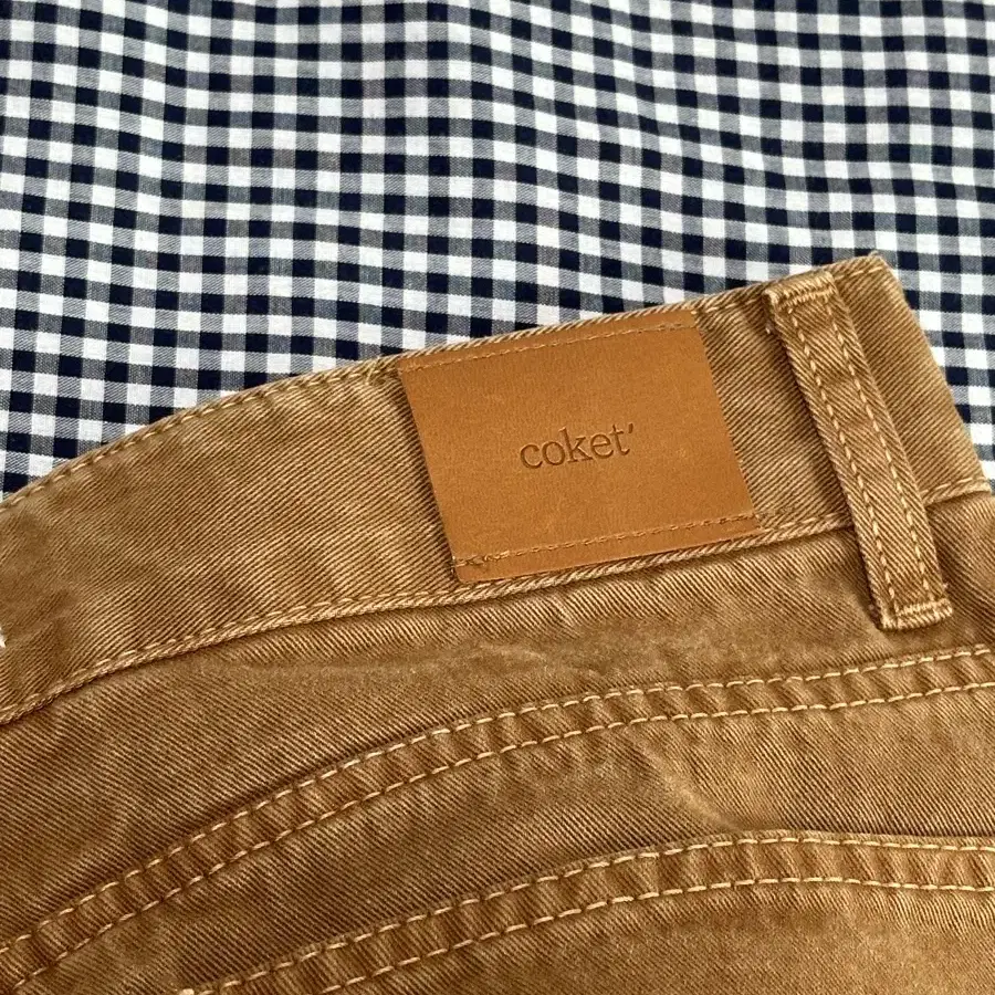 코켓 바지 dying pants (orange brown)