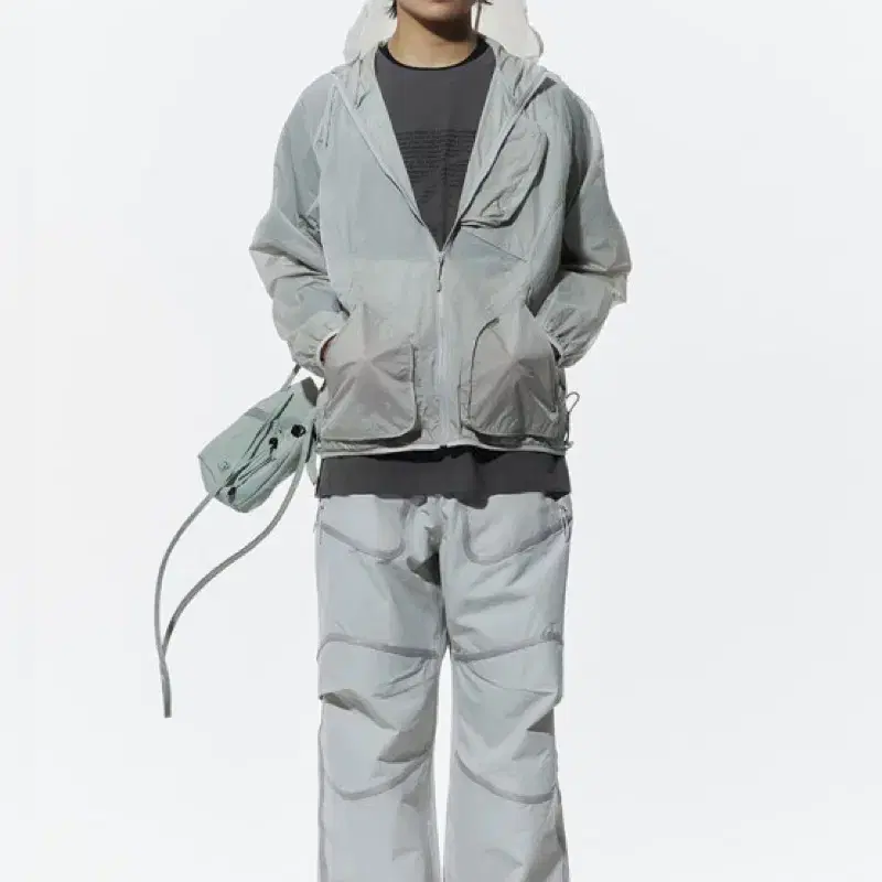 산산기어 24SS 3D POCKET JACKET - LIGHT GREY