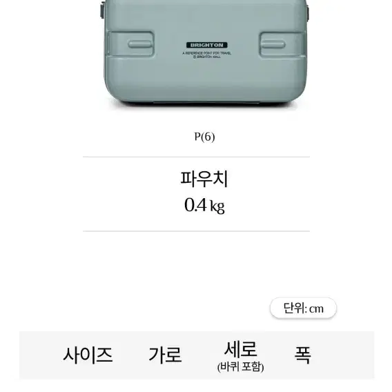 브라이튼 미니 휴대용 캐리어 가방