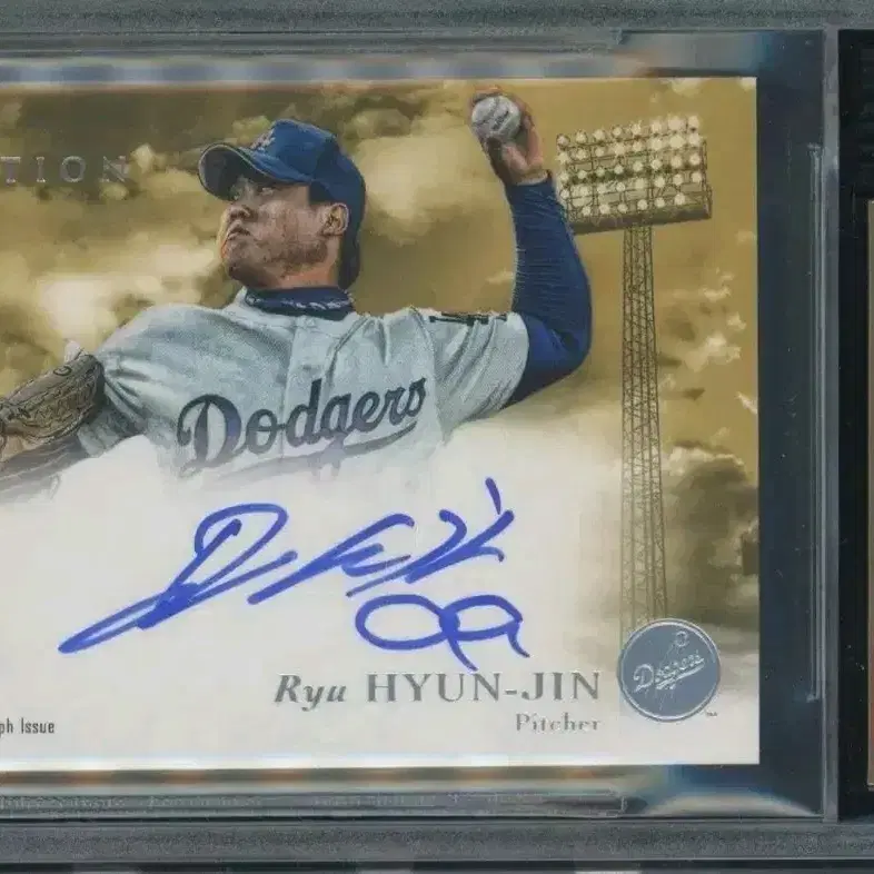 2013 바우만 인셉션 류현진 골드 온오토 RC /99 BGS 9.5