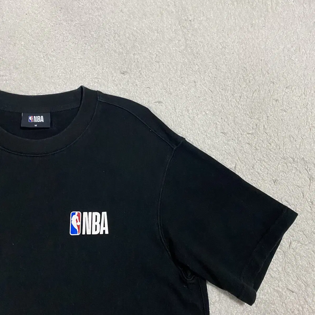 NBA 반팔티 블랙 m