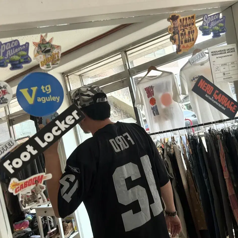 리복XNFL 블랙져지