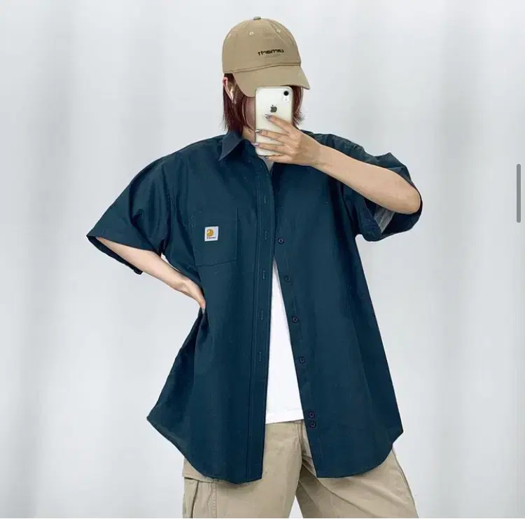 [2XL]Calheart Deep Green Short Sleeve Shirt CH5367