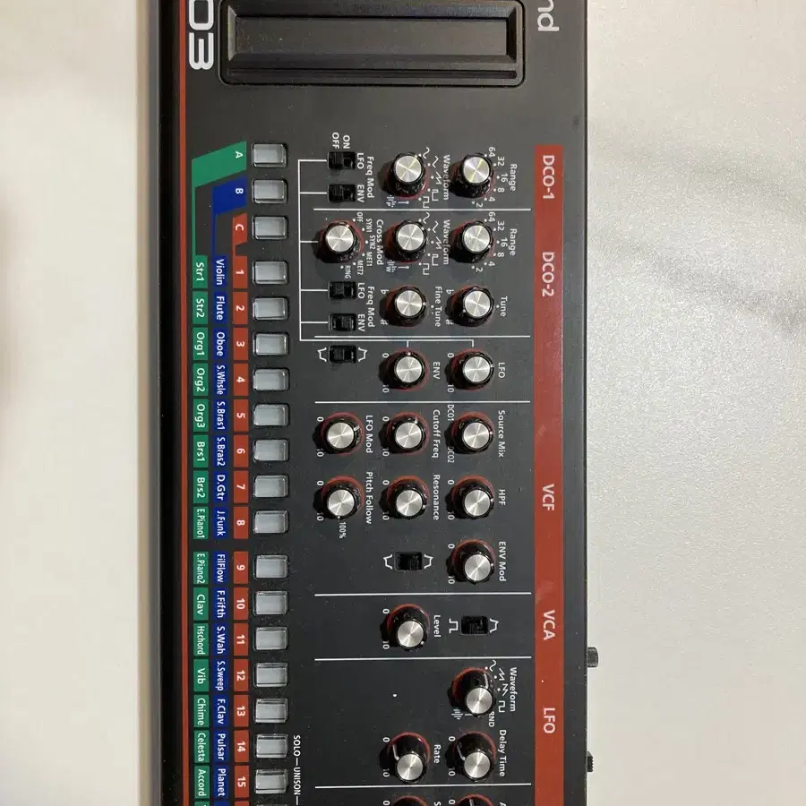 Roland boutique jx-03 synth 롤랜드 부티크 jx03