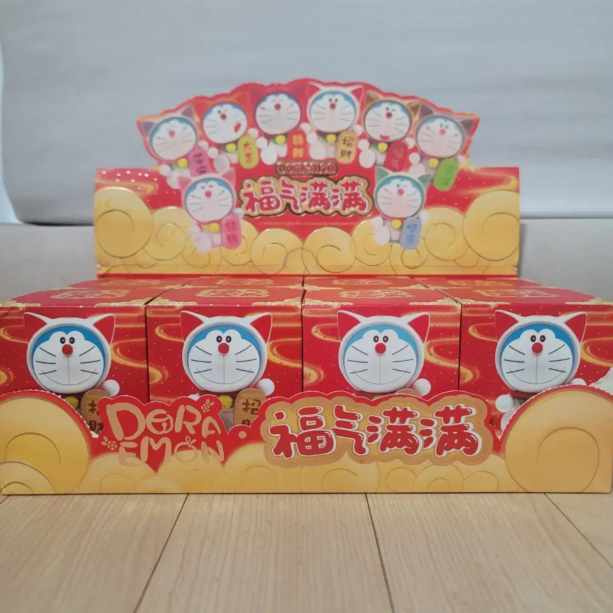 Doraemon figures.