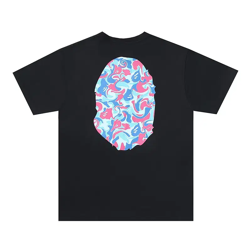 {새상품}베이프 카모 반팔티셔츠 #D101 블랙 BAPE