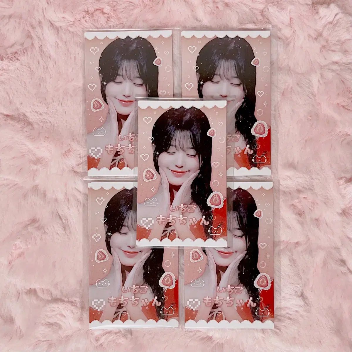 ive jang wonyoung unofficial goods photocard mochi wonyoung B