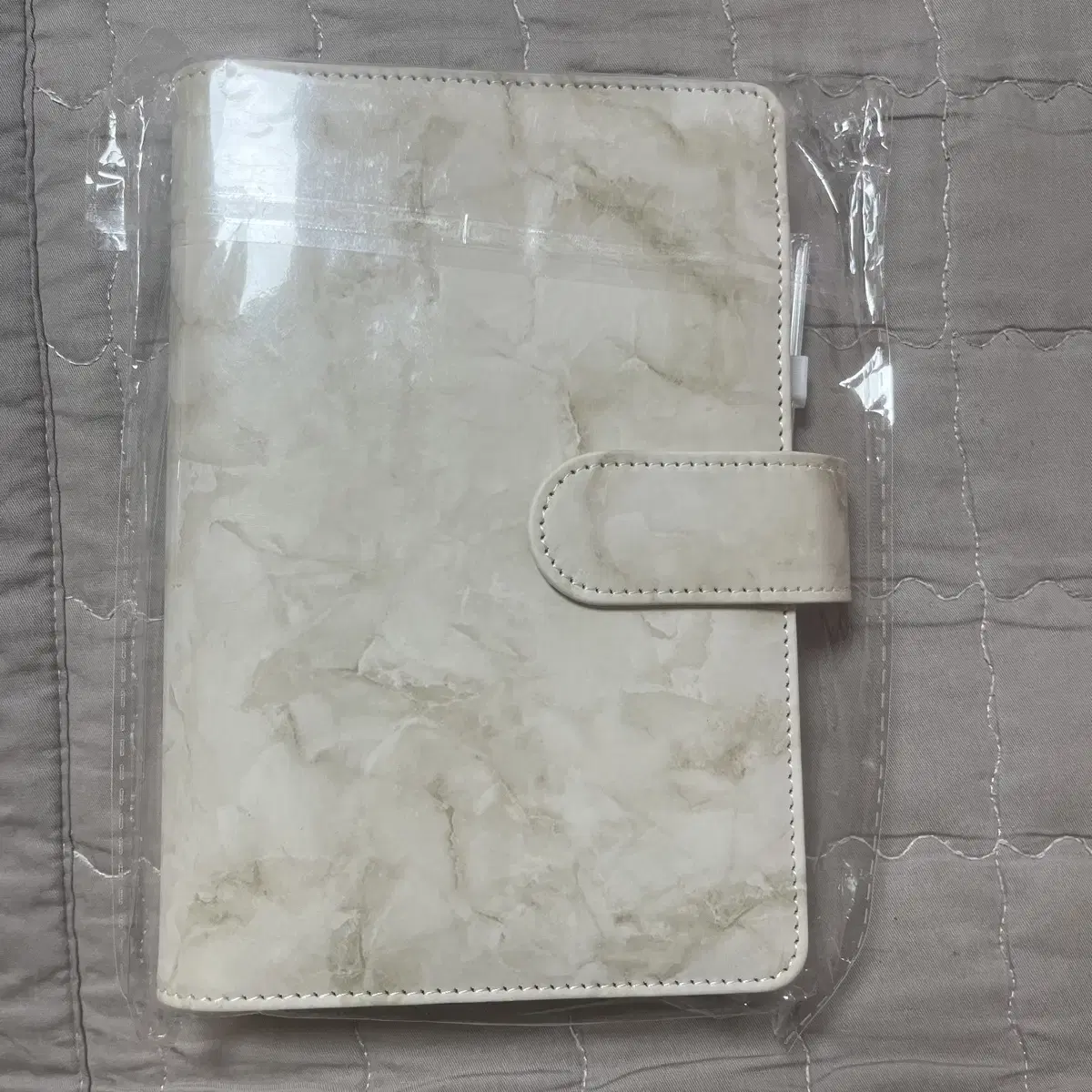 White A6 Macarons binder unsealed