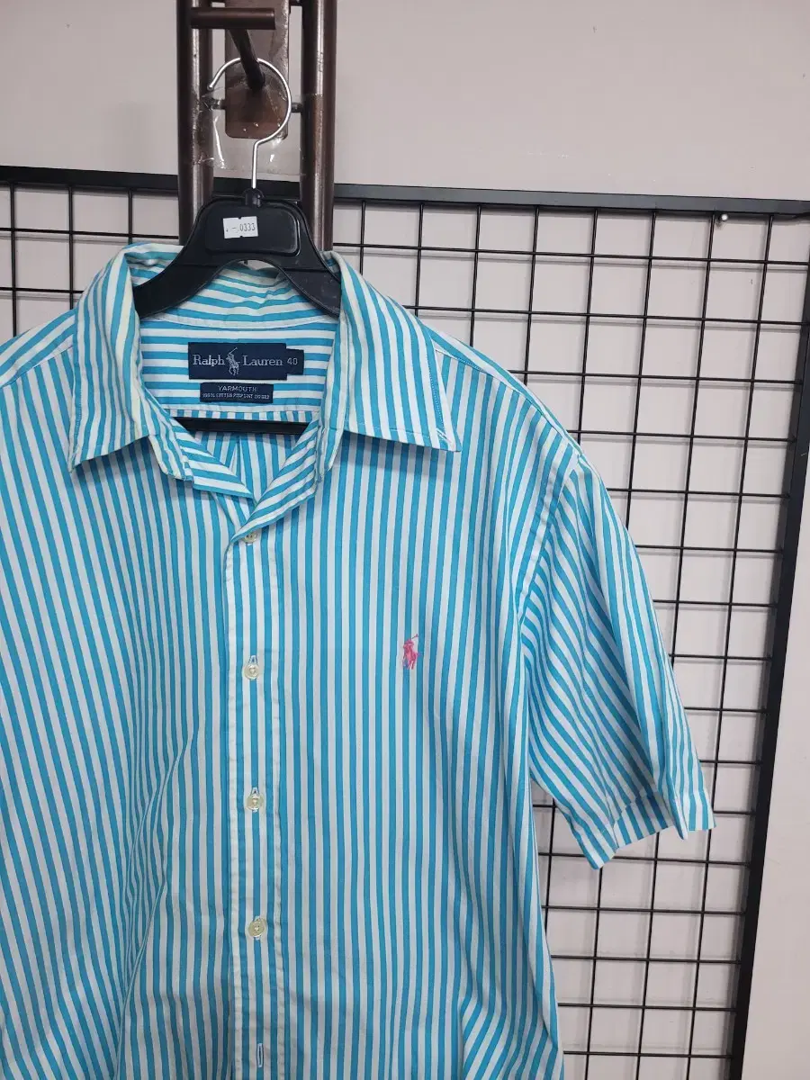 Polo Ralph Lauren Striped Short-Sleeved Vahn Shirt 40 105