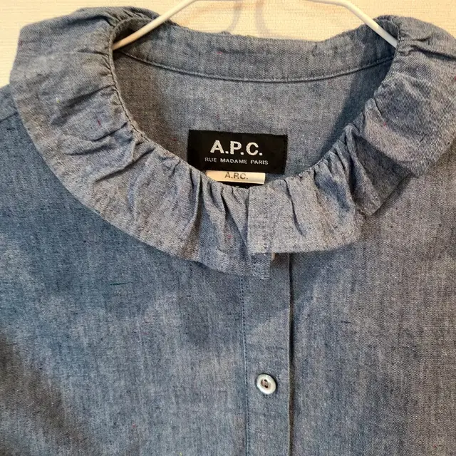 A.P.C. 아페쎄 데님 블라우스티 긴팔 36사이즈(55정도)