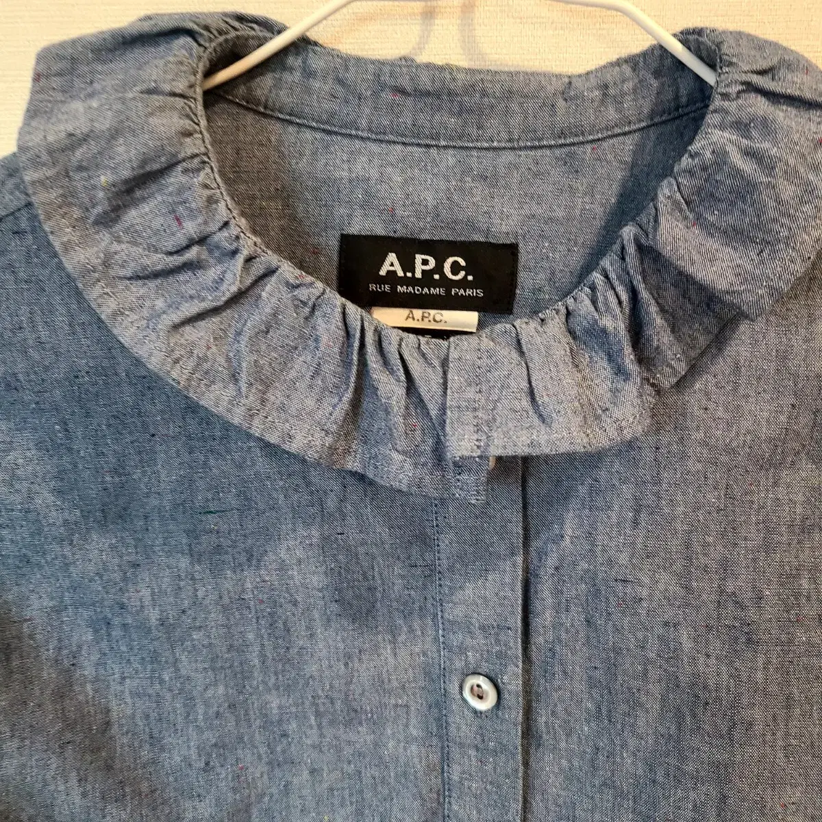 A.P.C. 아페쎄 데님 블라우스티 긴팔 36사이즈(55정도)