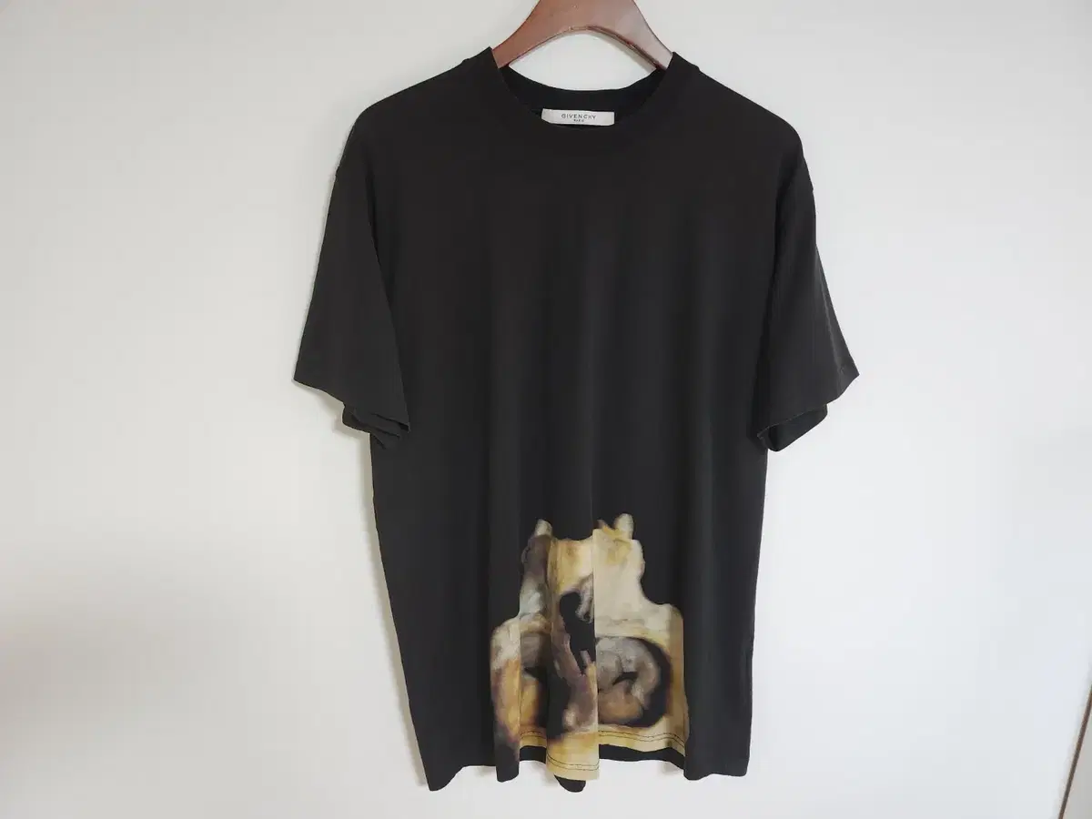 [S] Givenchy Hemmed Skull Overfit Short Sleeve T-Shirt 7125 651