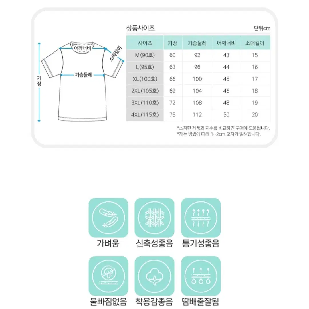 (새상품)남자 라운드 쿨티셔츠, 냉감 아이스티