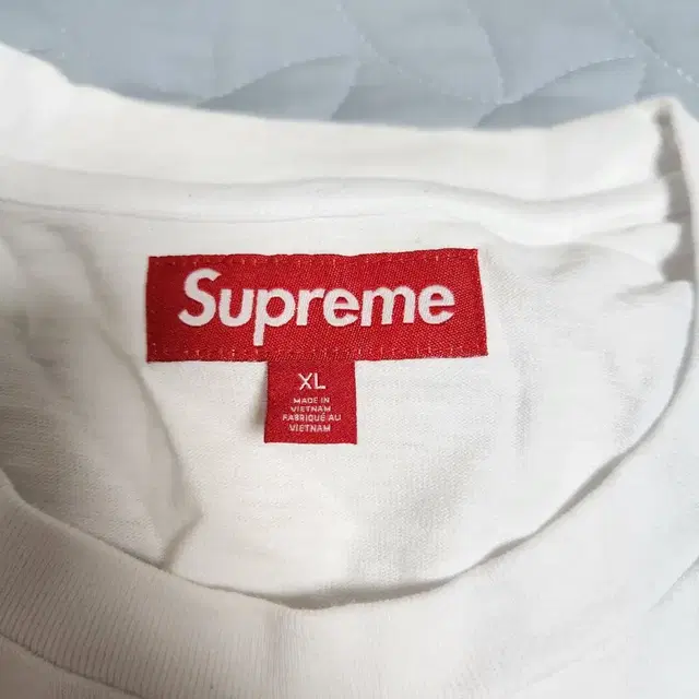 Supreme 슈프림 숏슬리브 포켓 티셔츠 화이트 - 24SS XL