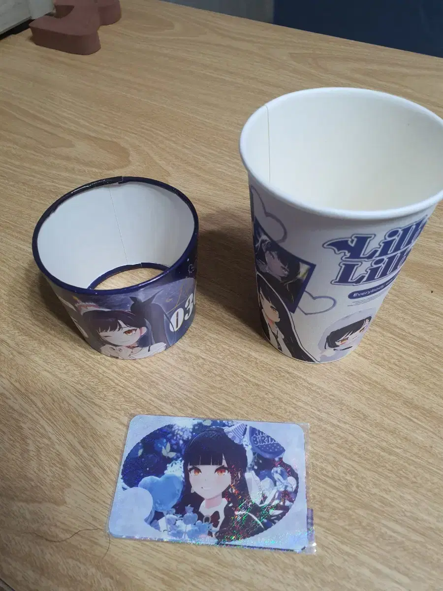 Lilpacafe cup holder, photocard holder