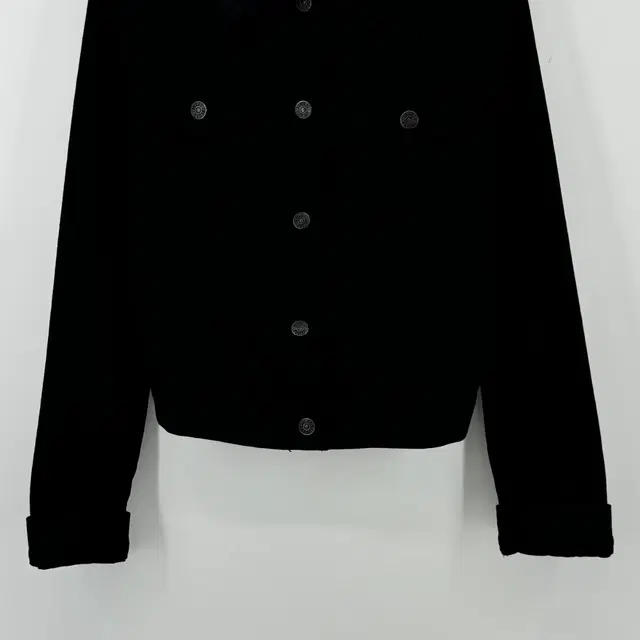 TTOPP 흑청 데님 자켓 코튼 청자켓 (M size / BLACK)