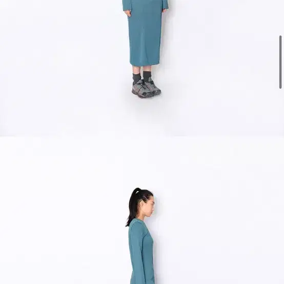 999 휴머니티 LONG EASY DRESS (SAGE GREEN)