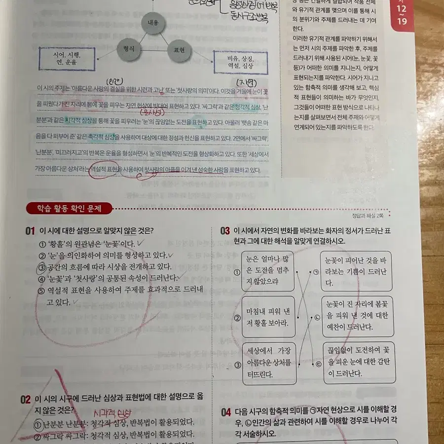 금성 고등 국어 자습서