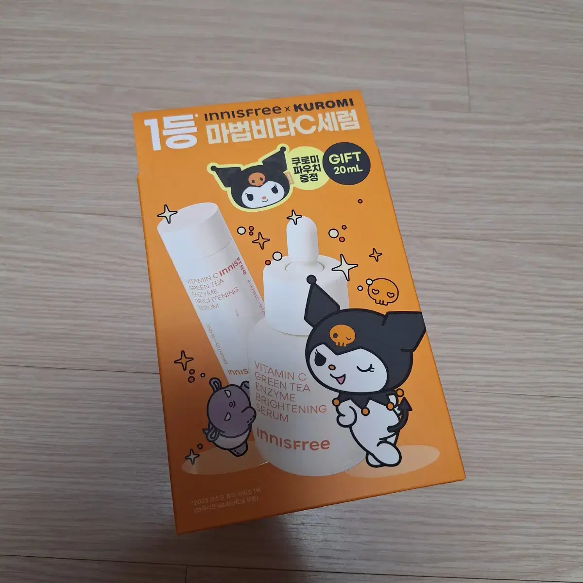 (Unsealed)Innisfree VitaC Green Tea Serum Planning Kuromi