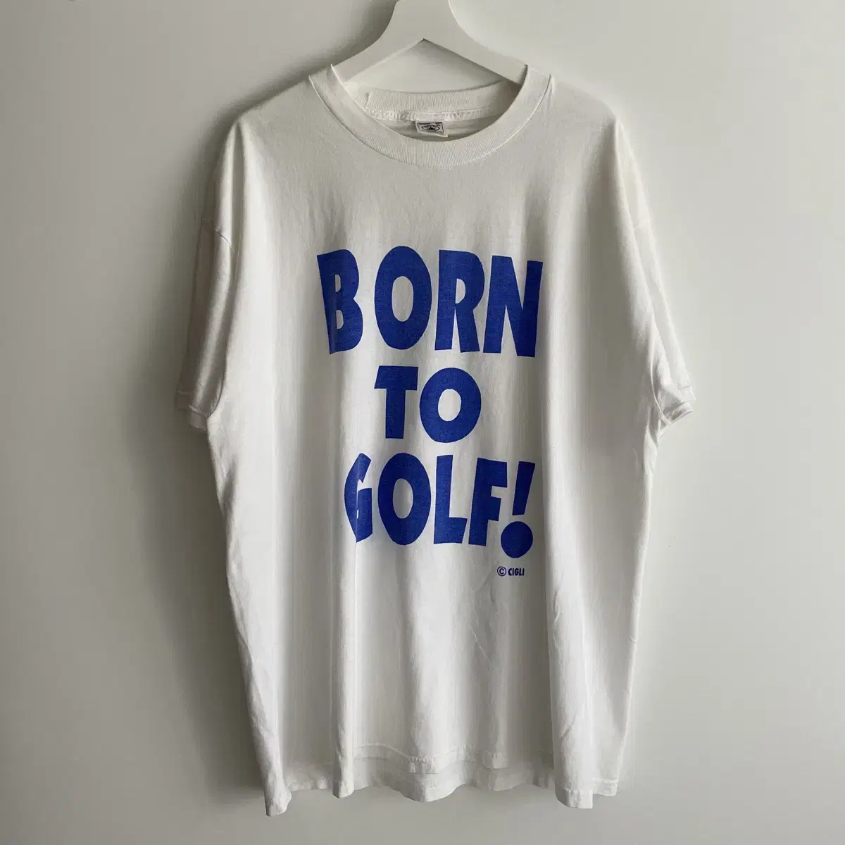 90s BORN TO GOLF t shite