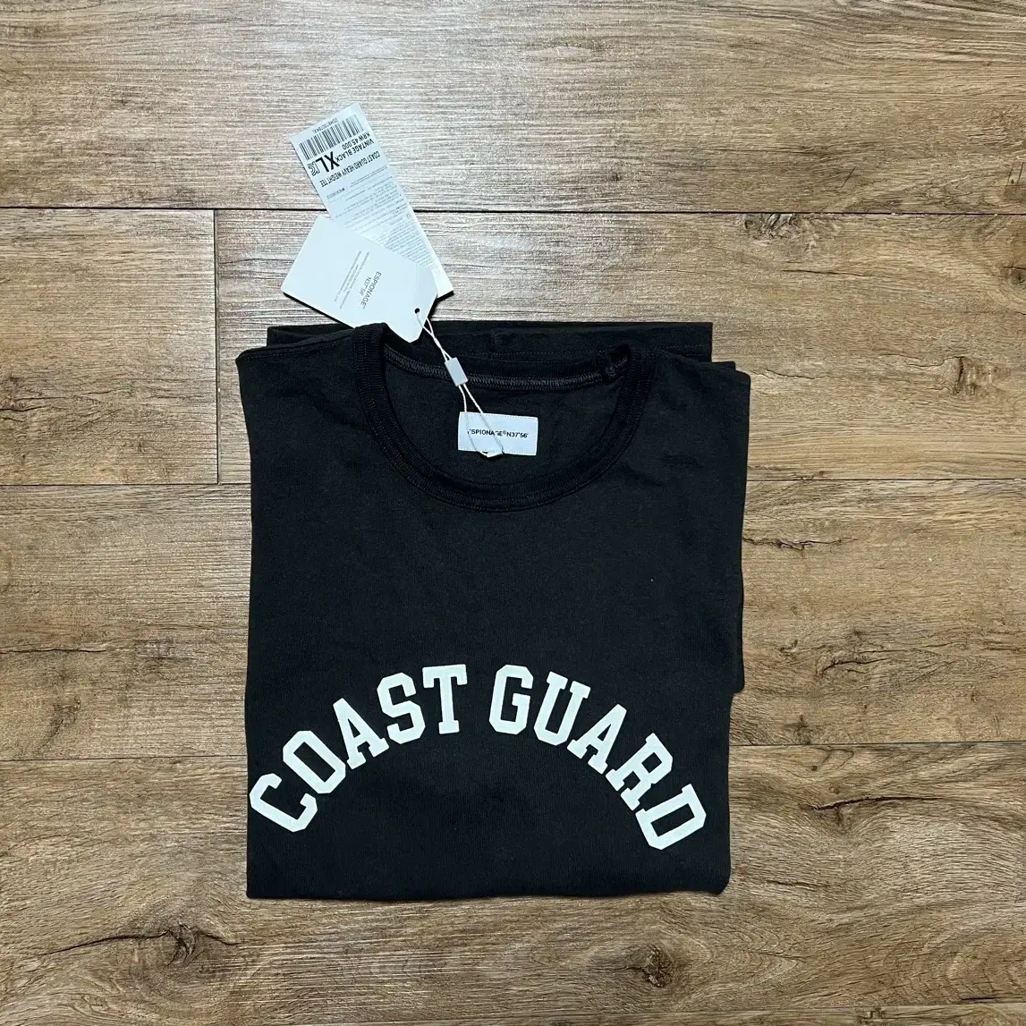 에스피오나지 택붙은 Coast Guard 반팔 XL