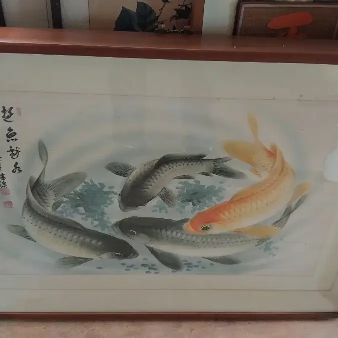 비단잉어  그림