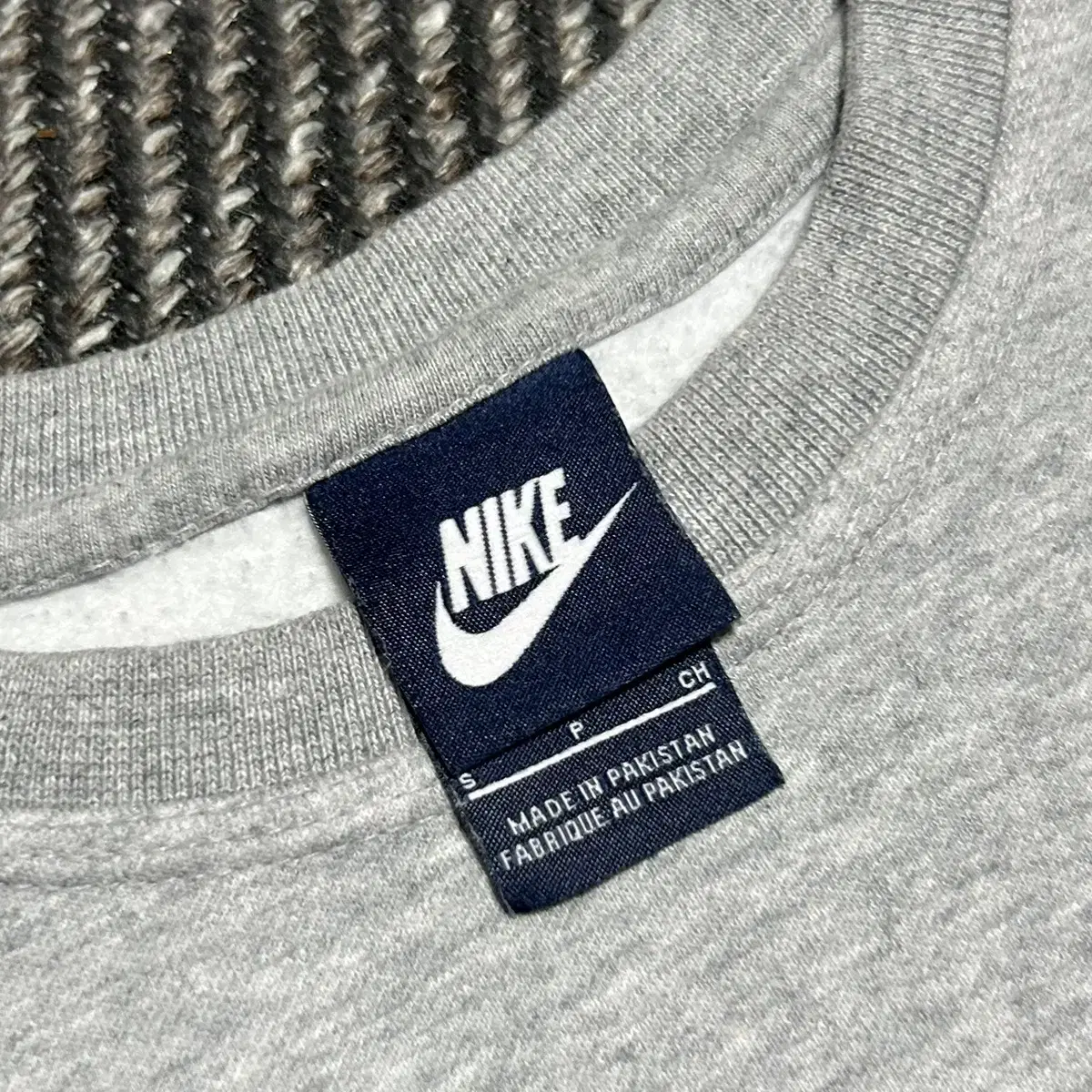 [ S ] Nike 나이키 스우시 기모 그레이 맨투맨