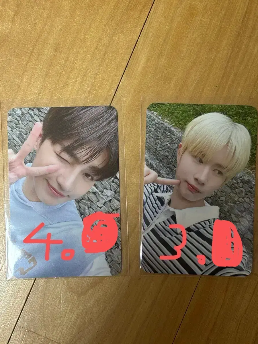 Tours pop up photocard jihoon kyungmin Dohun