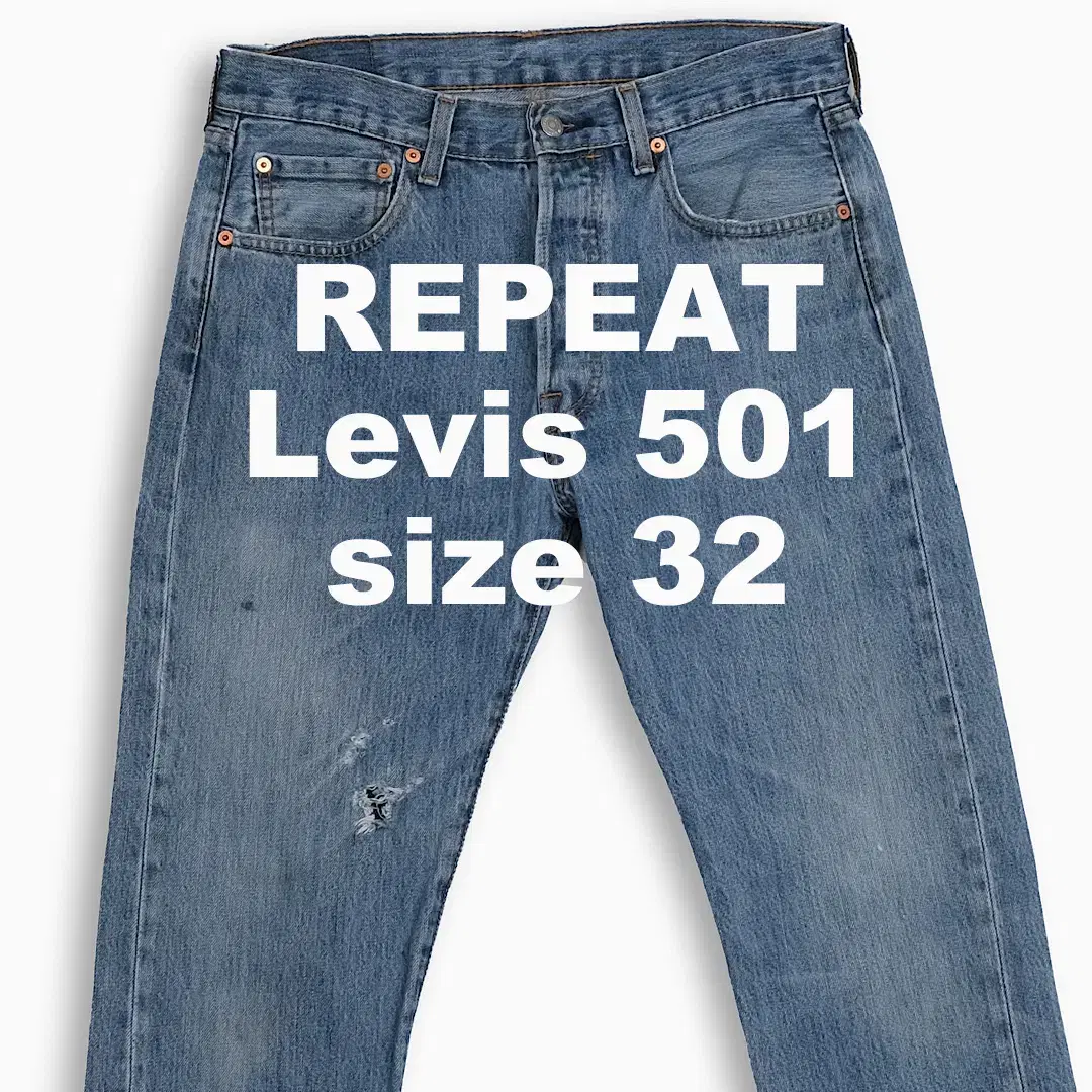 Vintage Levi's 501 Medium Blue 32 Size LV50133297