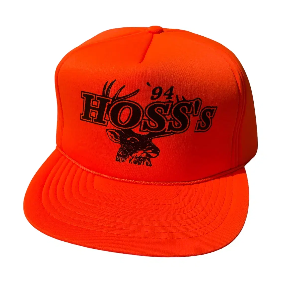 1990's Hoss's Neon Orange Snap Cap