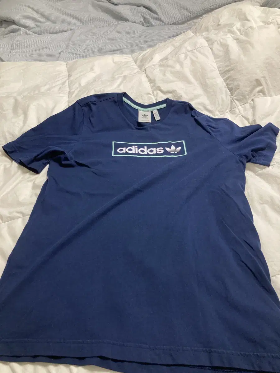 Adidas Short Sleeve Navy T-Shirt