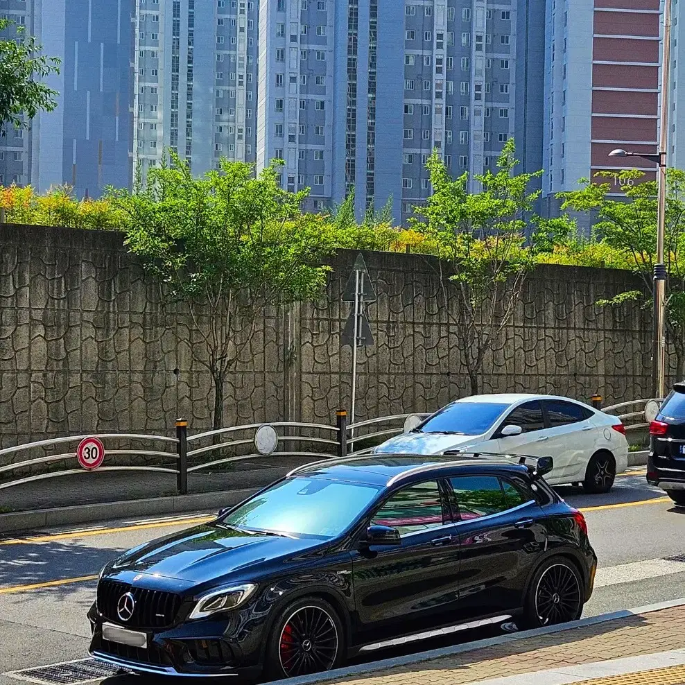 벤츠 gla45amg 후기형 20인치 순정 휠+타이어 세트