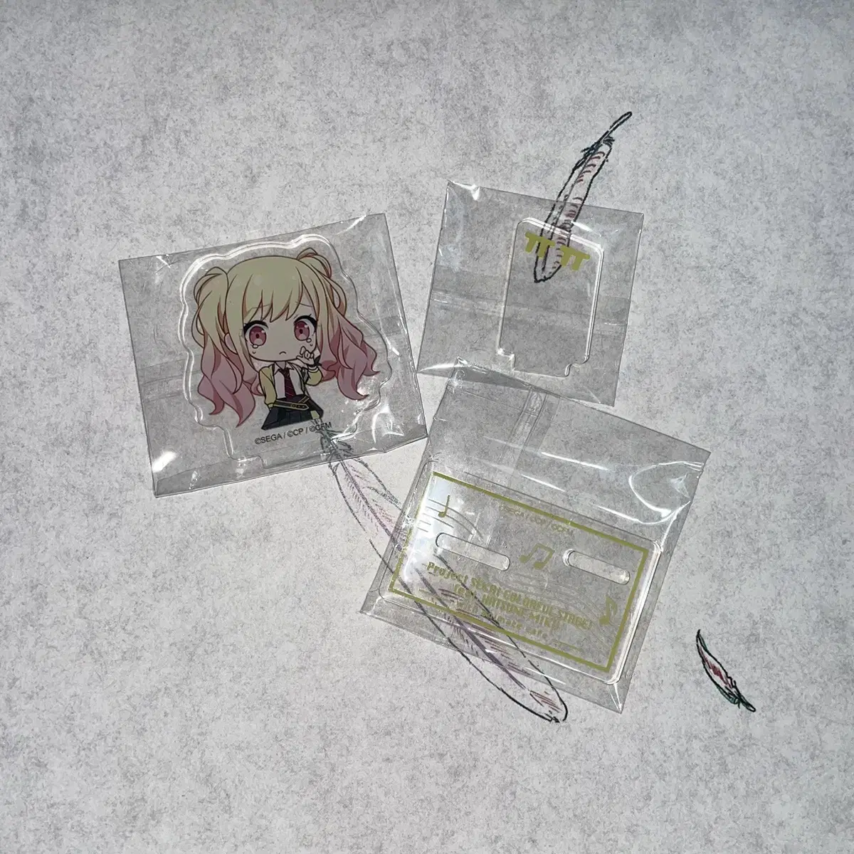 Psycheka Tenma Saki Animate Collaboration Cafe acrylic stand unsealed