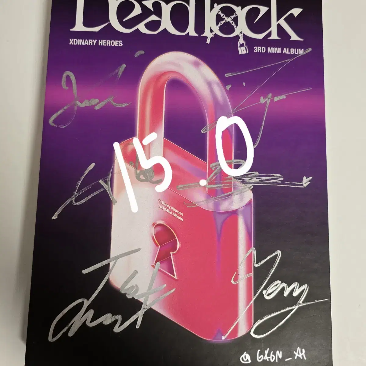 엑스디너리 히어로즈 Deadlock 사인앨범 양도