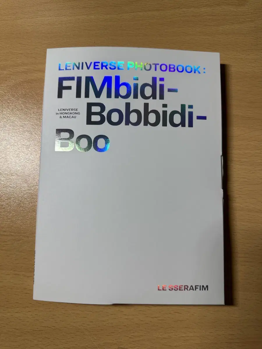 Le sserafim photobook pimvidy bobby boo with pre-order benefit