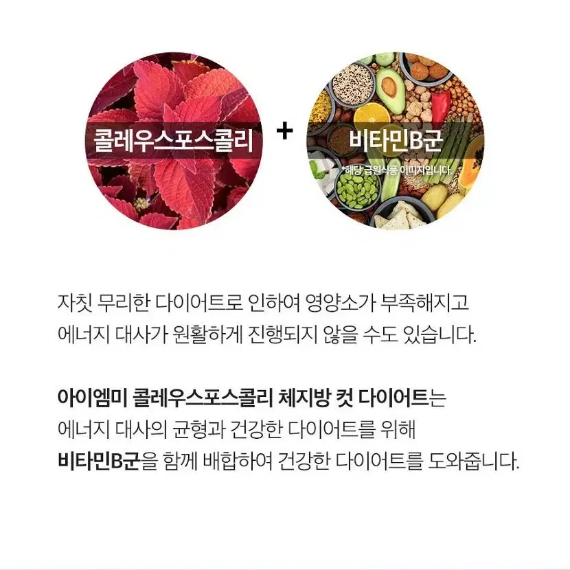 콜레우스포스콜리 빨간통 체지방 컷 다이어트 600mg x 60정