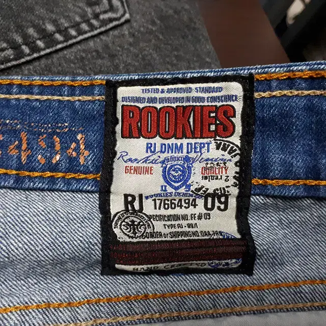 34/Rookies jeans 워싱 슬림핏 청바지/34-631