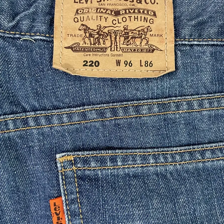 90s Levis 220 오렌지탭 38사이즈