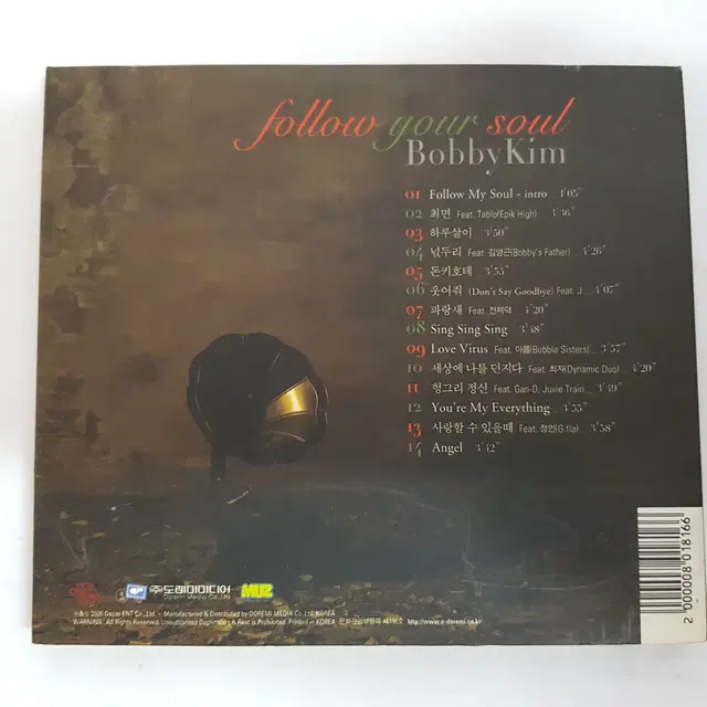 바비 킴 2집 Follow Your Soul  CD