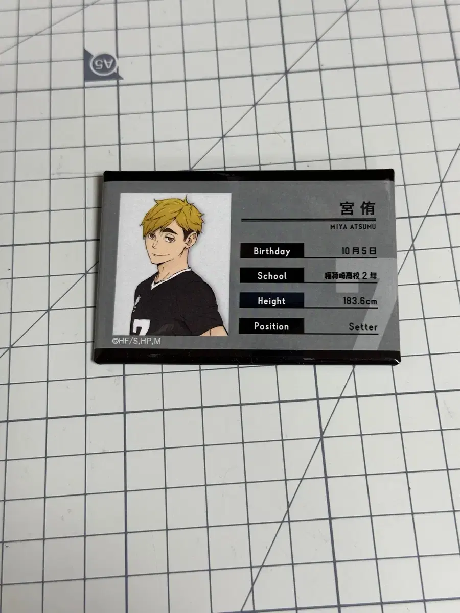 Haikyuu Miya Atsumu Profile Canbadge sells