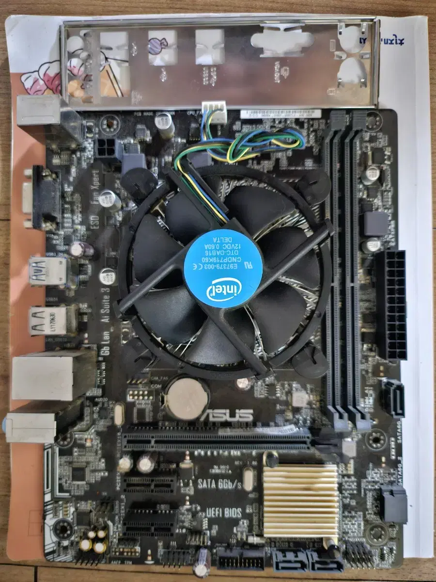 CPU i5-6500,메인보드 h110m-f