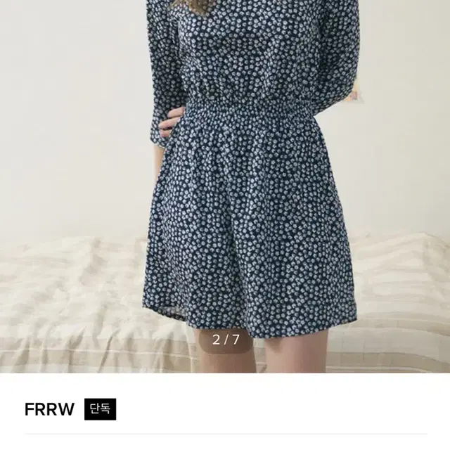 FRRW Flower Print Mini Dress (M/플라워원피스)