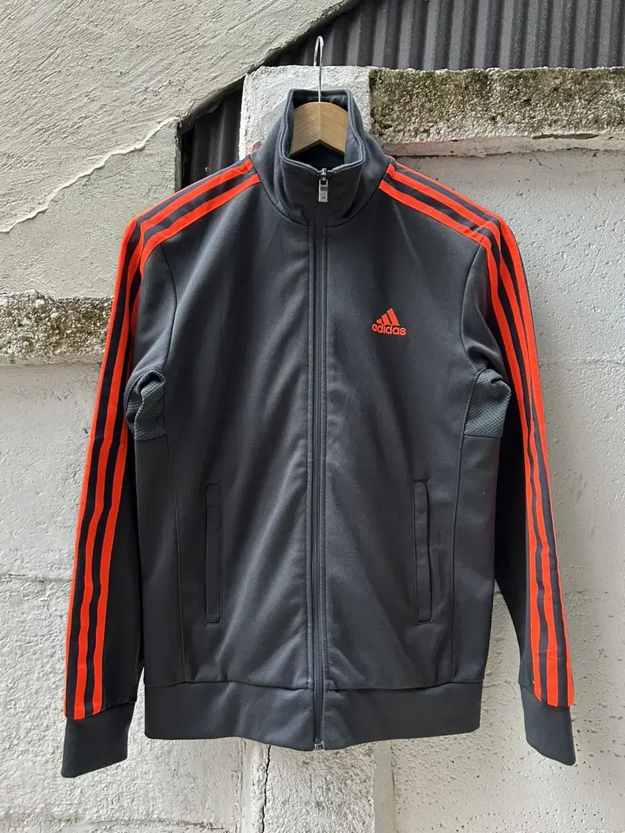 adidas track top full zip-up vintage jersey jacket 55 size